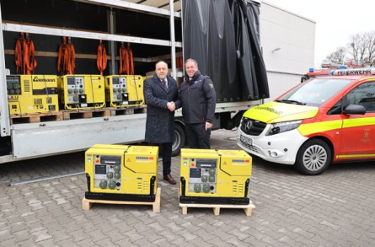 Generatoren der Münchner Feuerwehr für Kyiv 