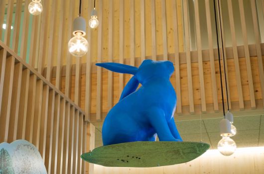 Kunst am Bau im Spielflur