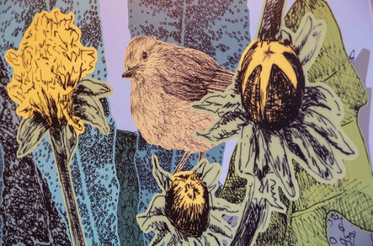 Kunst am Bau im Eingangsbereich