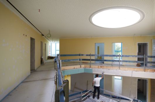 Treppenhaus mit Oberlicht