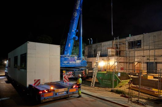 Nächtliche Anlieferung