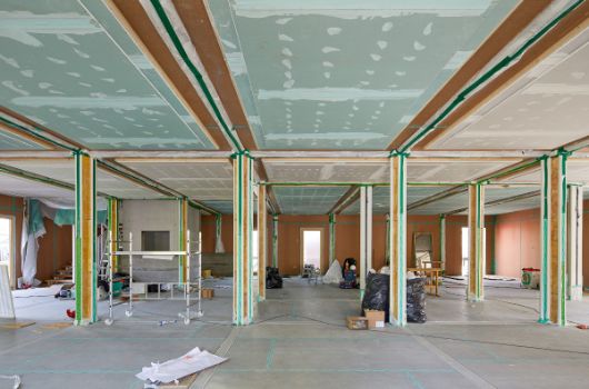 Innenausbau im Erdgeschoss