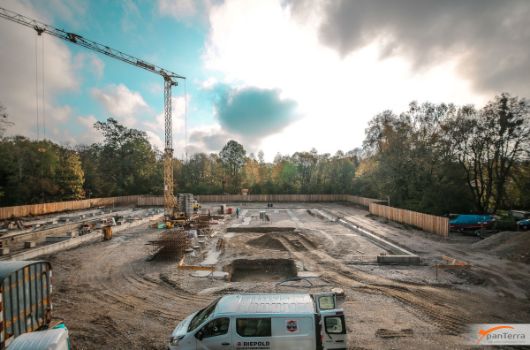 Erstellen der Streifenfundamente