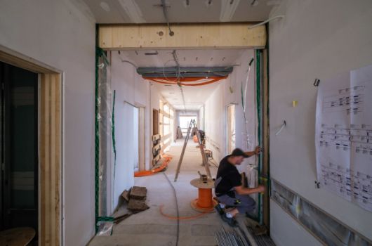 Installationsarbeiten Flure
