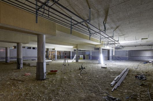 Leitungsverzug in der Tiefgarage