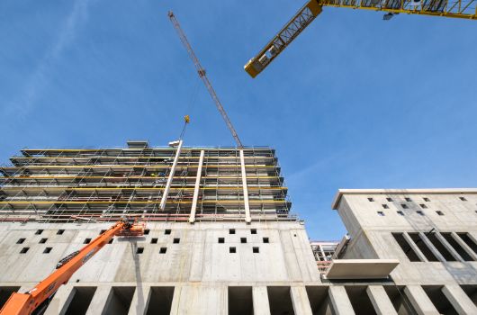 Ausschnitt Fassade Gymnasium