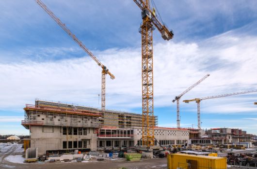 Hauptansicht Bauvorhaben