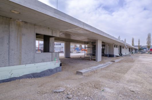 Rohbau Sportbetriebsgebäude