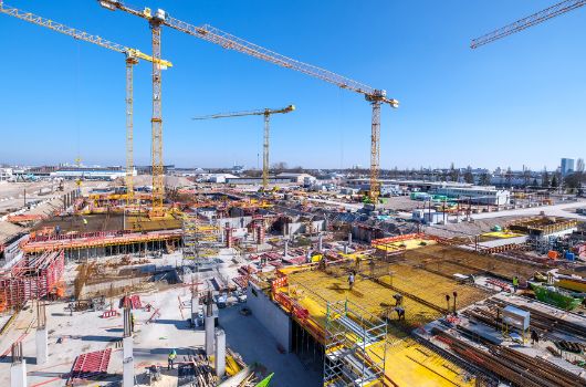 Blick Richtung Süd-Osten Gymnasium