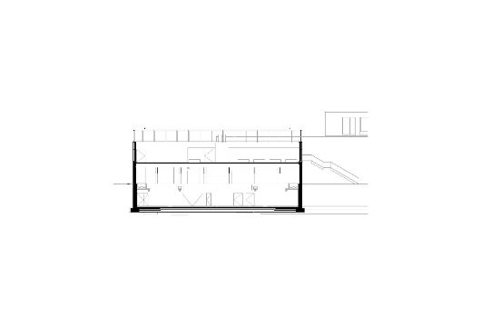 Schnitt Sporthalle
