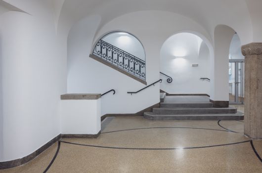 Die historischen Gewölbe und Böden wurden fachgerecht instand gesetzt