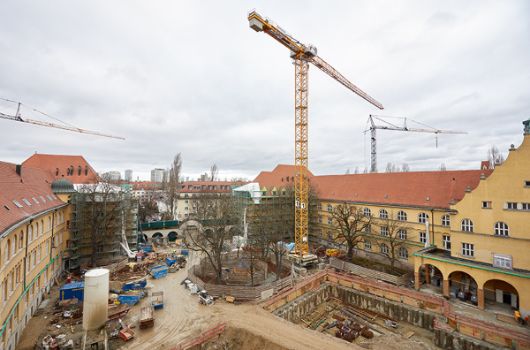 Blick auf den Eingangsbereich in Richtung Norden