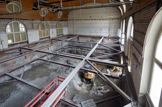 Aushub für Lüftungszentrale 