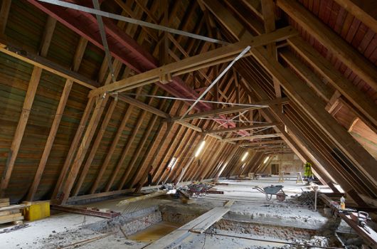 Ertüchtigung der Dachkonstruktion