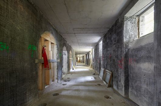 Vorbereitungen im Untergeschoss