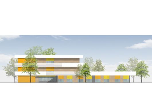 Visualisierung Ansicht West