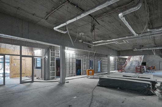 Rohbau Grundschule Pausenhalle