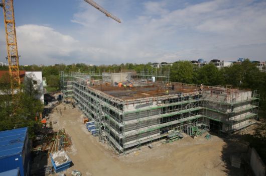 Das zweite Obergeschoss wird vorbereitet.