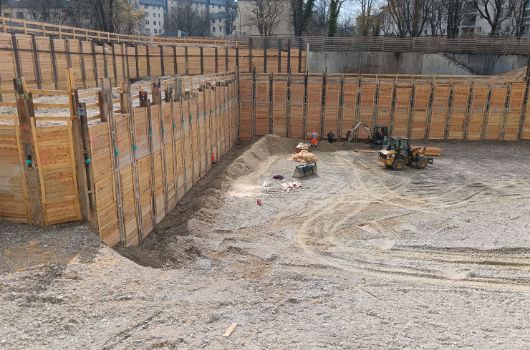 Aushub- und Verbauarbeiten