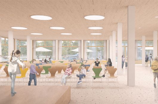 Visualisierung Innenansicht Mensa