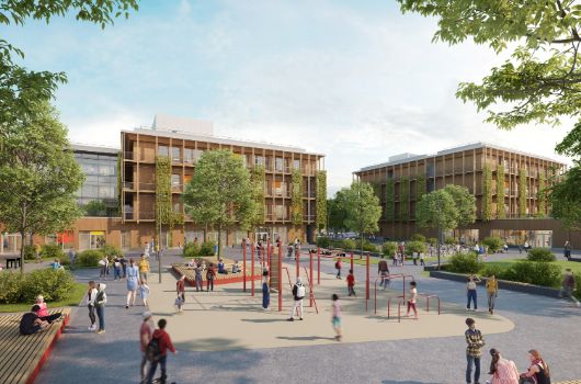 Visualisierung Schulhof