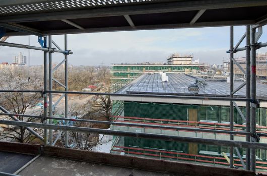 Blick nach Norden von Haus C