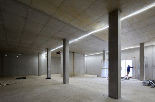 Der Rohbau von Haus C ist abgeschlossen