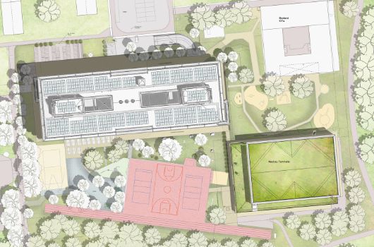 Lageplan Erich Kästner Realschule