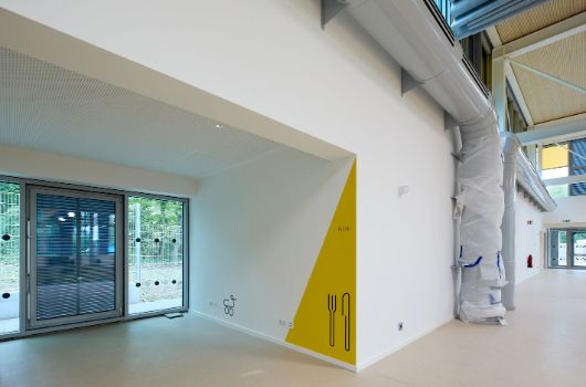 Eingangsbereich der Sporthalle