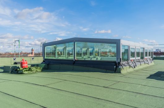 Dachoberlicht über Lichthof