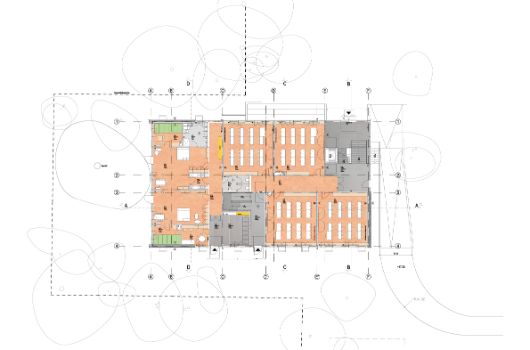 Grundriss Neubau Klassentrakt Erdgeschoss