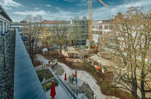 Blick auf den Innenhof