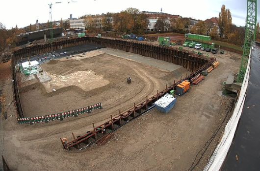 Betonierung der Bodenplatte