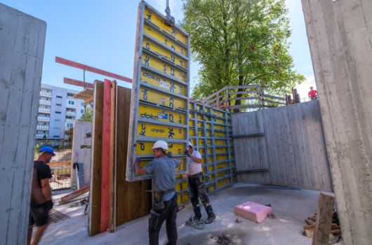 Kellerwände Betriebsgebäude