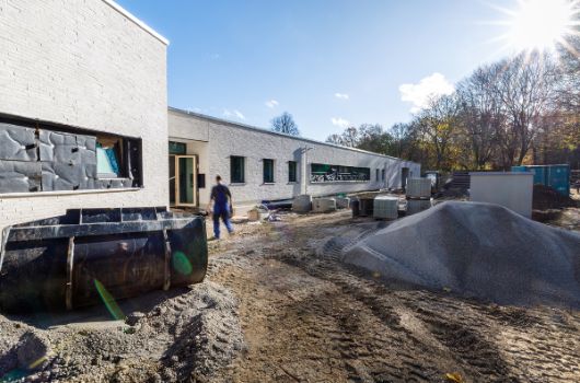 Beginn der Außenarbeiten