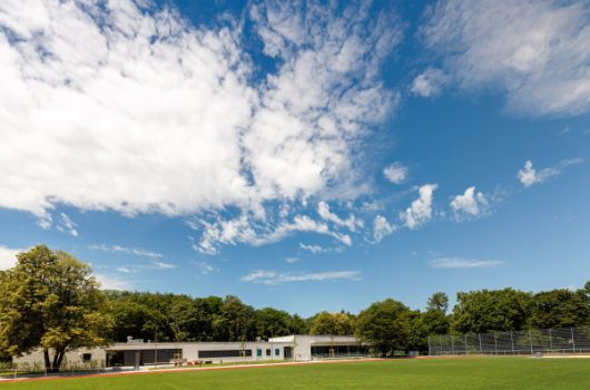 Blick über das Spielfeld