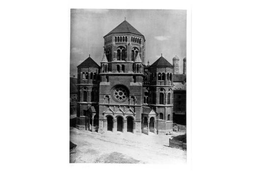 Hauptsynagoge an der Herzog-Max-Straße, Außenansicht, 1887