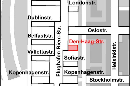 Verlauf Den-Haag-Straße