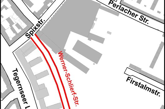 Verlauf Werner-Schlierf-Straße