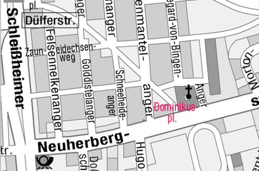 Verlauf Dominikusplatz