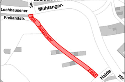 Straßenverlauf
