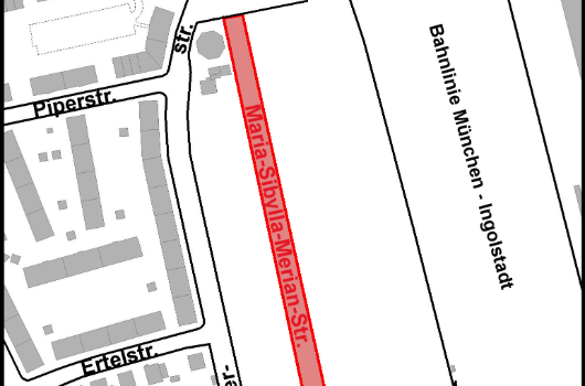 Verlauf Maria-Sibylla-Merian-Straße