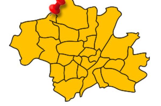 Paula-Hahn-Weinheimer-Weg: Lage im Stadtgebiet