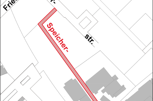 Speicherstraße: Verlauf