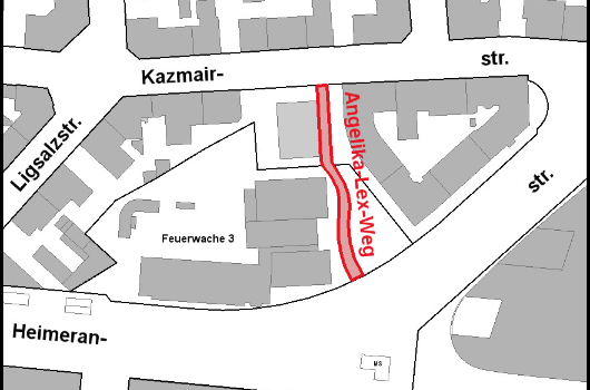 Angelika-Lex-Weg - Verlauf