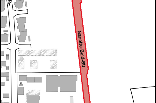 Nanette-Bald-Straße Verlauf