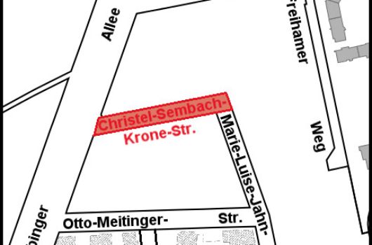 Christel-Sembach-Krone-Straße Verlauf