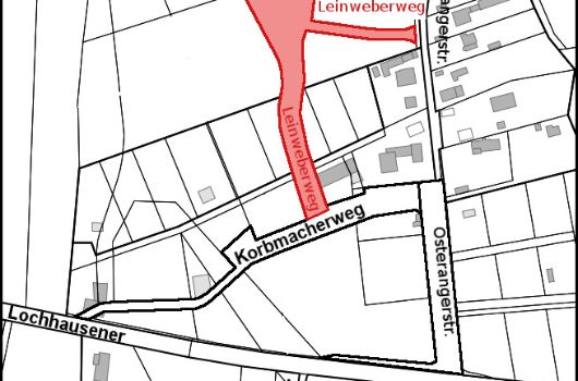 Verlauf Leinweberweg