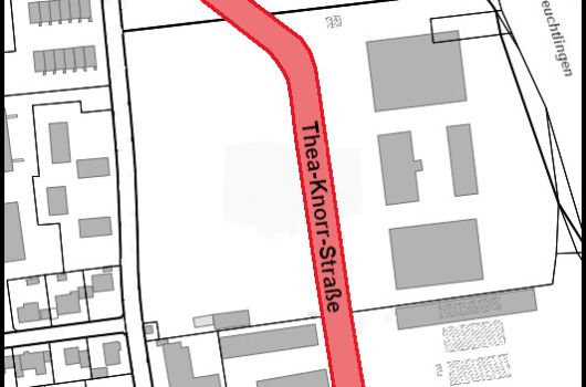 Thea-Knorr-Straße Verlauf