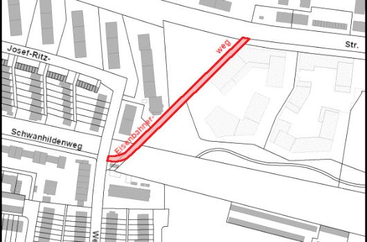 Verlauf Eisenbahnerweg